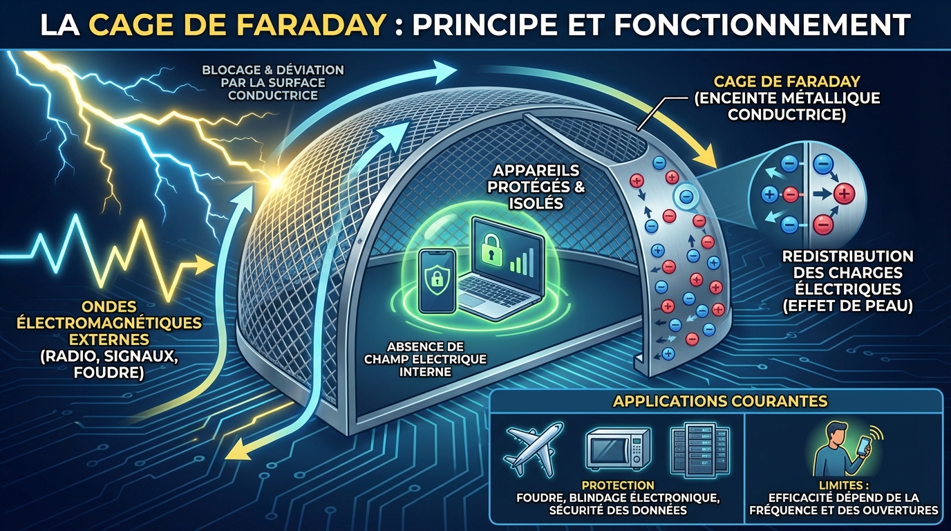 Comprendre la cage de faraday et son fonctionnement 1 Comment fonctionne une cage de Faraday ?