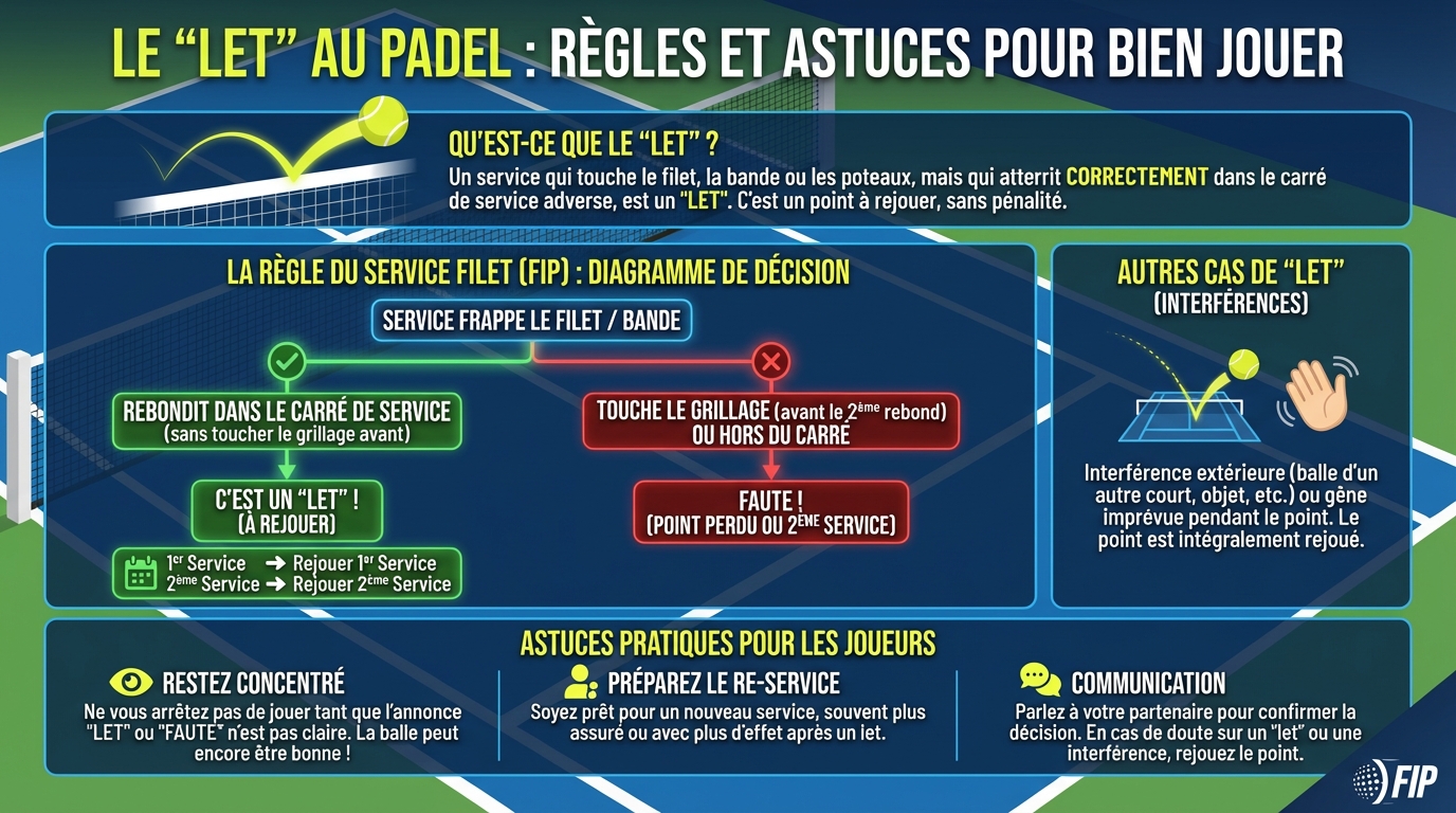 Les règles du let padel