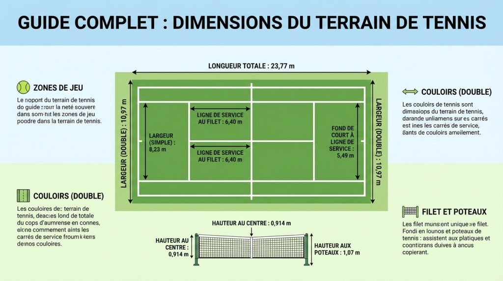 Terrain De Tennis Mesure