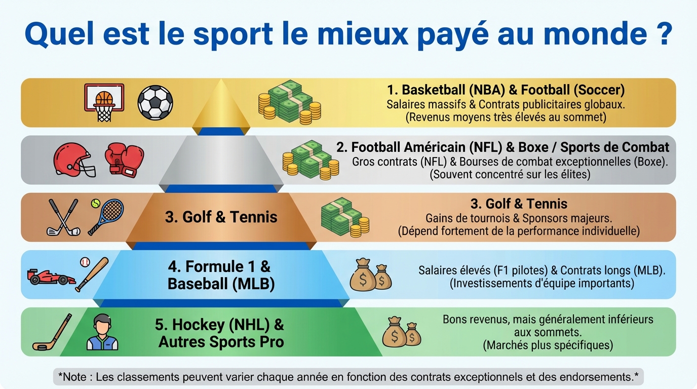 Comparaison des revenus