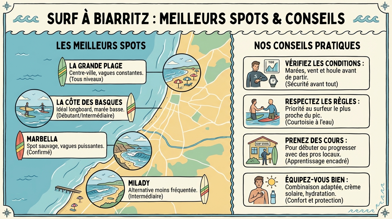 Conseils pour bien surfer