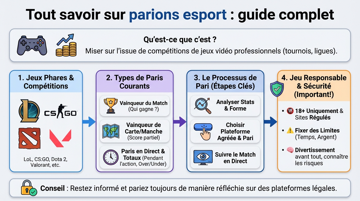 Tout savoir sur parions esport : guide complet 1 Les meilleurs sites pour parier