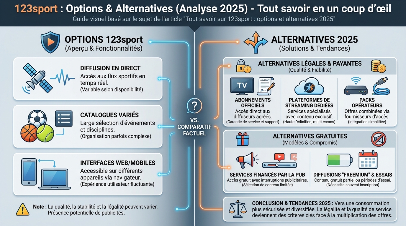 Les meilleures alternatives à 123sport